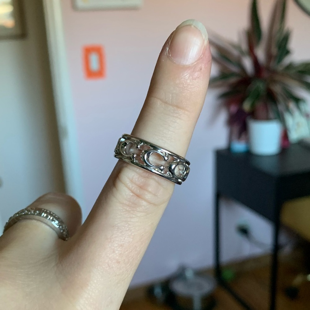 Coach Signature C Thick Ring